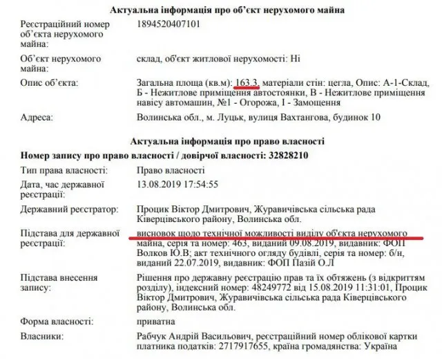 Спонсор Народного Руху в Луцьку захопив велике приміщення та комунальну землю (розслідування)