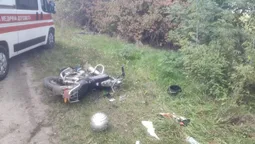 Моторошна аварія на Волині: зіткнулися два мотоцикли, жінка – в реанімації (фото)
