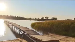 Глибоке, але чисте і прозоре: на Волині є озеро у формі людського органа, в якому добре клює риба (фото, відео)