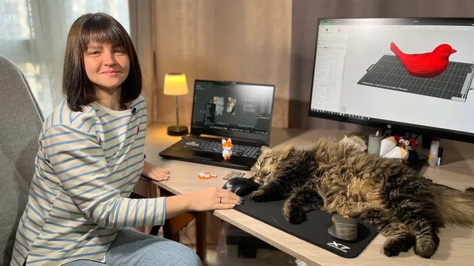 Лучанка опанувала 3D-друк, аби продовжити справу чоловіка-воїна