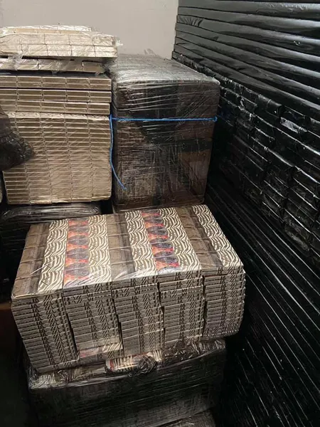 Через «Ягодин» хотіли переправити 200 тисяч цигарок (фото)