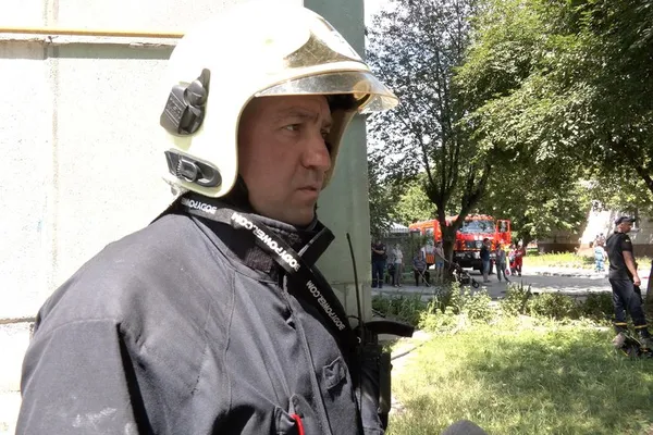 На Конякіна в Луцьку горів підвал будинку (фото)