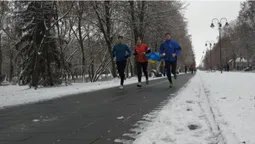 Пів сотні лучан бігли естафету в пам'ять про загиблого Героя Олександра Мартинюка (фото)