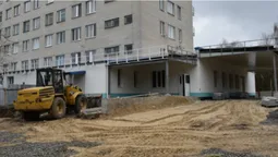 Приймальне відділення Луцької міської клінічної лікарні готове на 89% (фото)