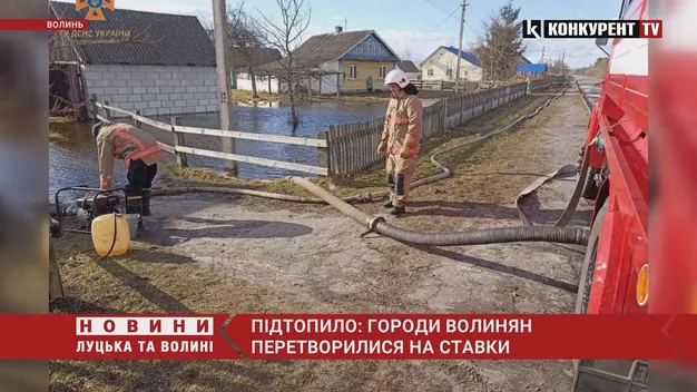 Весняне підтоплення: з городів волинян відкачали понад 1,5 тисячі тонн води (фото, відео)