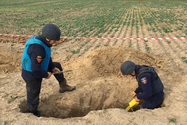 На Волині на полі біля села знайшли понад 500 артилерійських снарядів (фото)