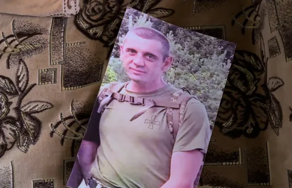 Світлина Василя Орищука під час служби в ЗСУ