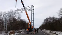 На волинському автошляху встановлюють сучасний комплекс WiM (фото)
