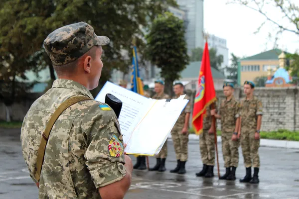 Перші курсанти луцького «політеху» склали присягу (фото)