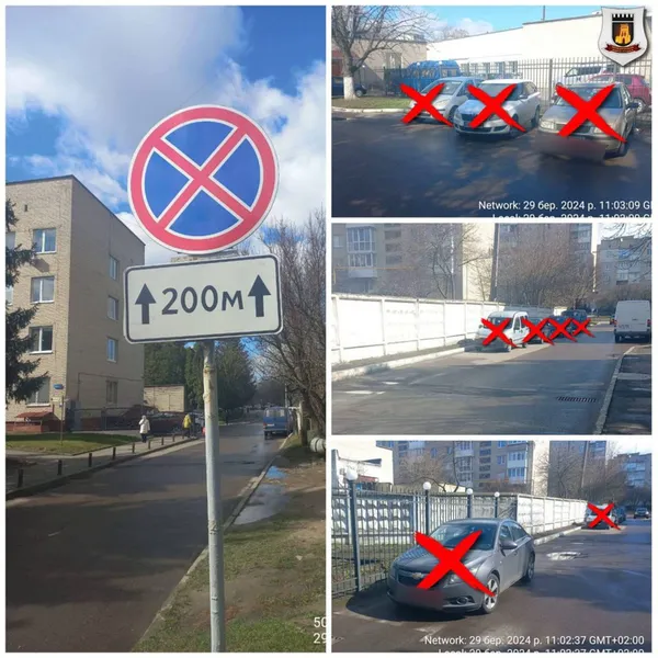 Наражають на небезпеку людей: «паркохами» позалишали свої автівки біля Луцької міської лікарні (фото)