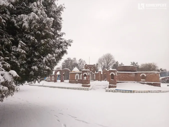 Сніжно і безлюдно: зима у Центральному парку Луцька (фото)