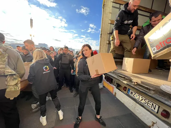 The American foundation was one of the first to bring aid to liberated Kherson