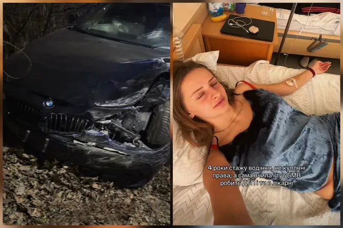 Відома луцька блогерка потрапила в аварію (відео)