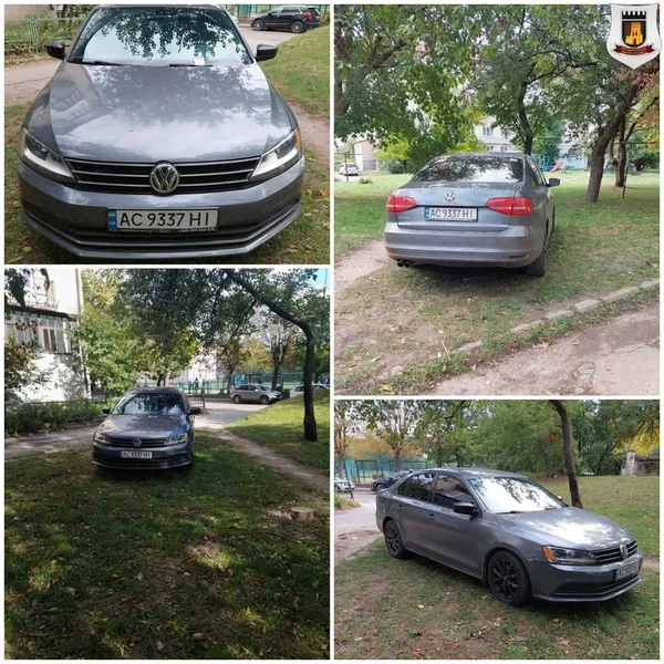 У Луцьку водій влетів на гроші за паркування на травичці