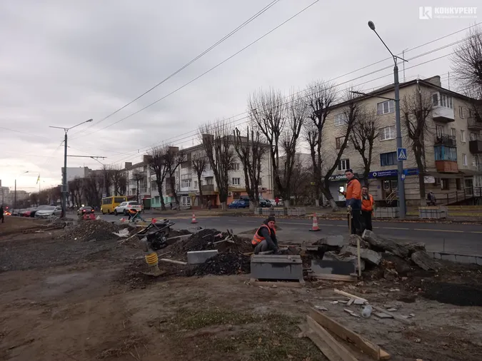 Поребрики та гідранти: що коїться на проспекті Волі у Луцьку (фото)