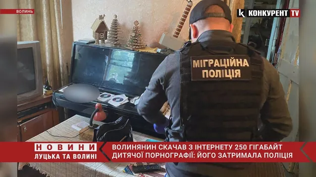 Волинянин чотири роки збирав «колекцію» дитячого порно (відео)