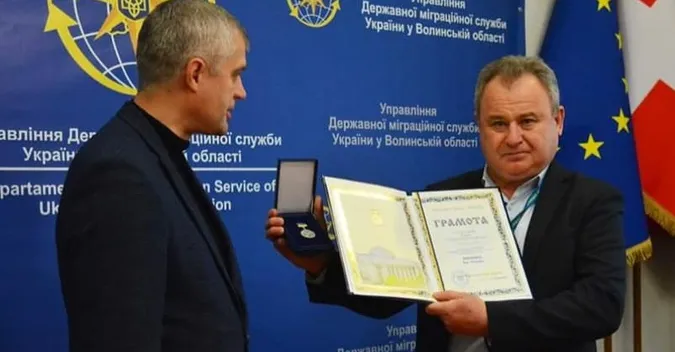 Головний міграційник Волині отримав медаль від Верховної Ради (фото)