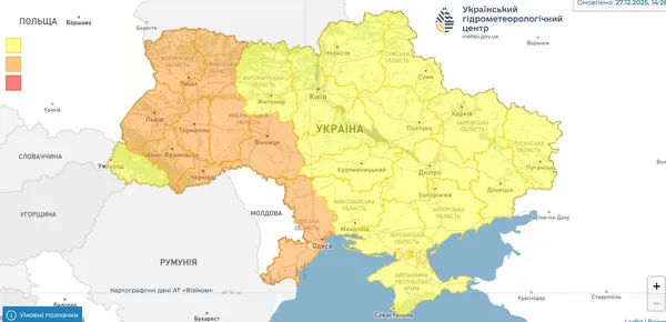Україну накриють хуртовини та сильний вітер: Волині дістанеться найбільше