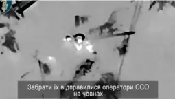 Спецпризначенці врятували з води на Херсонщині п'ятьох окупантів  (відео)
