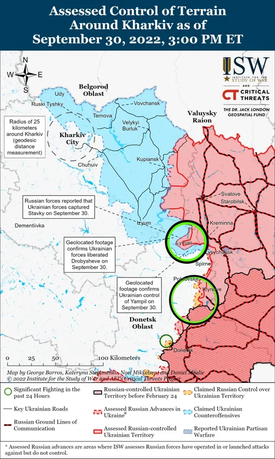 ЗСУ відвоюють Лиман за наступні 72 години, – ISW