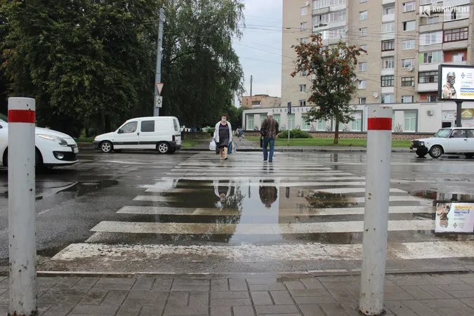 Підтоплені двори і опале листя: наслідки грози у Луцьку (фото)