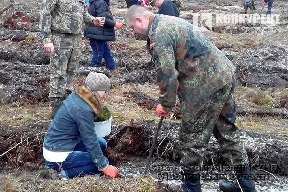 Волинські правоохоронці висадили майже гектар лісу