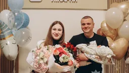 Встиг за 15 хвилин до появи сина: волинський воїн приїхав із передової на народження первістка (фото)