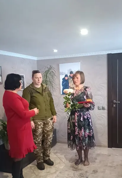 Дружині воїна з Волині передали посмертний орден чоловіка