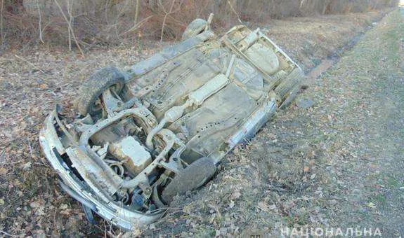Біля Чарукова «опель» злетів у кювет