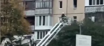 У Луцьку зранку загорілася квартира на Кравчука (фото)