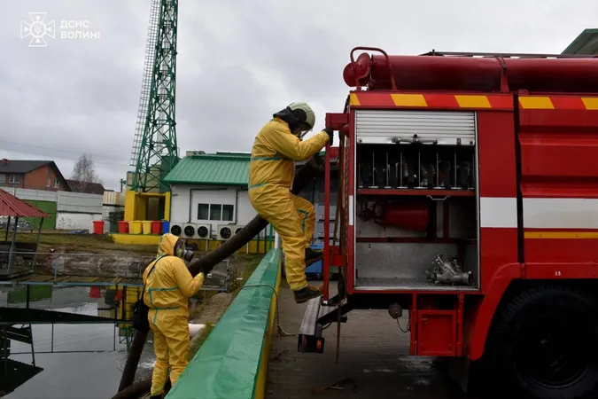 На Волині рятувальники готувалися до ліквідації техногенної катастрофи (фото)