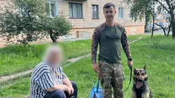 На Волині поліцейський пес знайшов пенсіонерку, яка загубилася (фото)