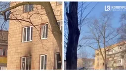 У Луцьку на 40-му спалахнула квартира (відео)