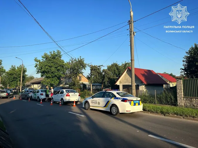 У Луцьку п'яний на Chevrolet спричинив подвійну ДТП (фото)