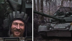 Воїни волинської бригади боронять Торецьк на трофейному танку (фото)
