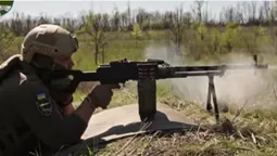 Волинські воїни затестили кулемети калібру 7,62 (відео)