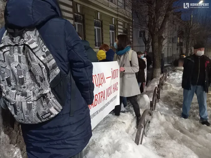 У Луцьку вийшли на акцію на підтримку Сергія Стерненка (фото)