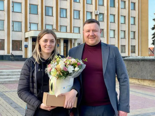 Волинська військова, яку звільнили з полону, повернулась у Нововолинськ