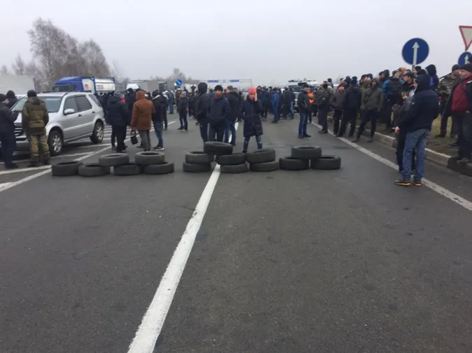 Волинська поліція завела «кримінал» за блокування доріг біля кордону