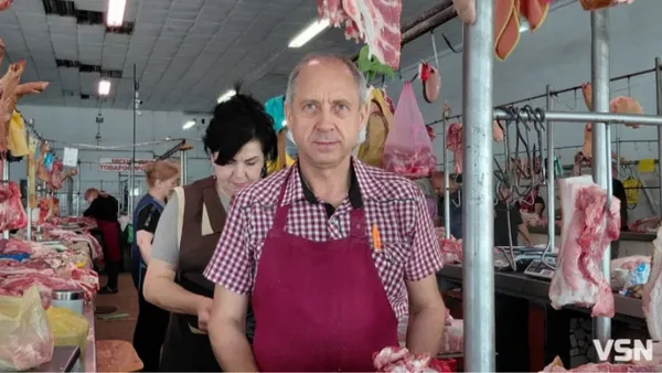 Скільки коштують м’ясо та сало на ринку в Луцьку (фото)