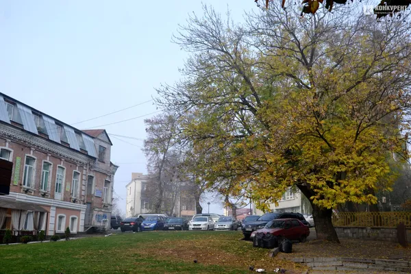 Ранковий Луцьк у тумані (фото)