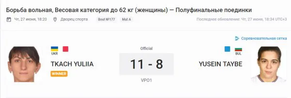 Ковельчанка боротиметься за «золото» на Європейських іграх (фото)