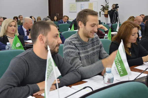 Чоловіча частина «Самопомочі» - депутати Тарас Шляхтич та Микола Собуцький