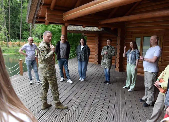 У Волинській Швейцарії влаштували ретрит для прикордонників та їхніх родин (фото)