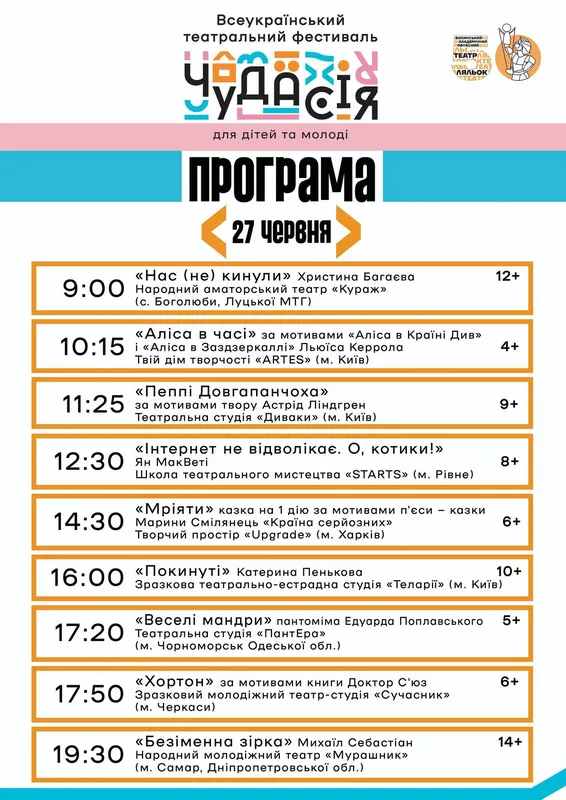 До Луцька з'їдуться молоді театрали зі всієї країни