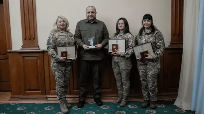 Умєров відзначив бійчинь, які збили російську крилату ракету