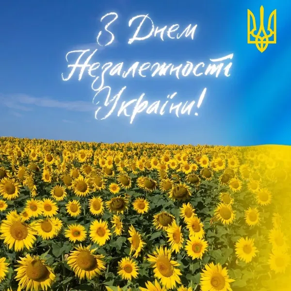 💙💛З Днем Незалежності України: привітання та листівки