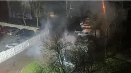 У Луцьку на Гордіюк вночі горів автомобіль (фото, відео)