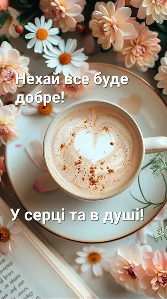 ☕️Добрий ранок: милі картинки та побажання для вас і ваших рідних