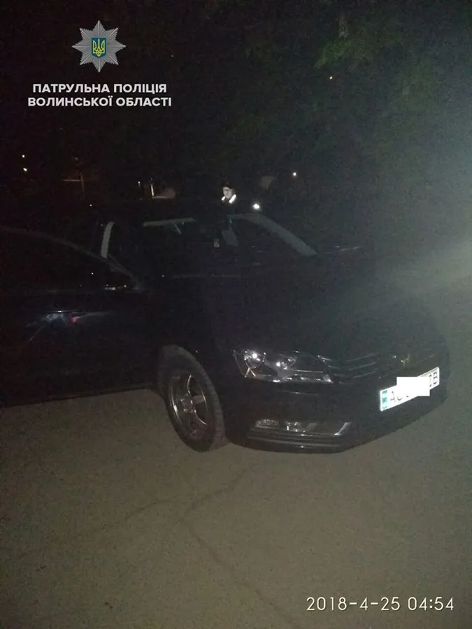 Нічна погоня: у Луцьку переслідували п'яного водія (відео)